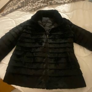 Plus Faux Fur Reversible jacket